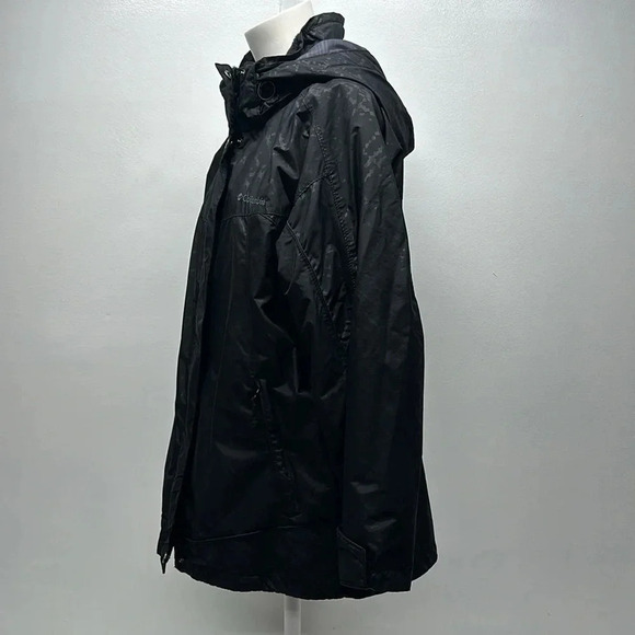 Columbia Whirlibird Coat Winter Snow Jacket Outershell Gray Black Womens Size XL - Picture 7 of 12